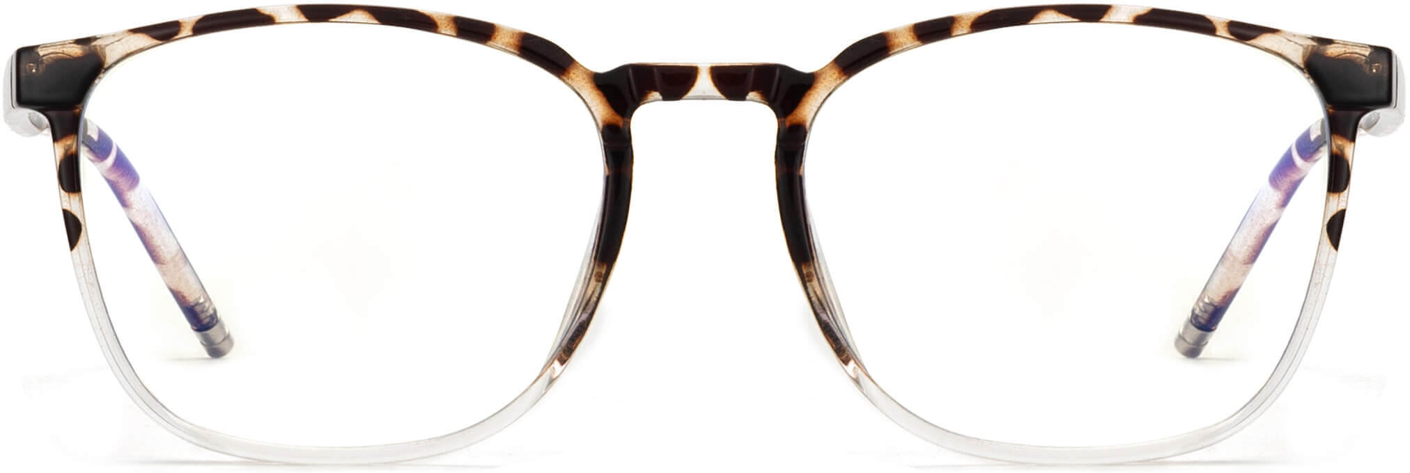 Lennon Leopard TR90 Eyeglasses from ANRRI, Front View