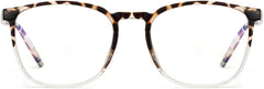 Lennon Leopard TR90 Eyeglasses from ANRRI, Front View