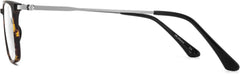 Squire Tortoise Metal Eyeglasses from ANRRI, Side View