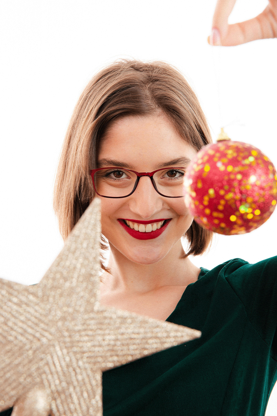 Woman listing to music