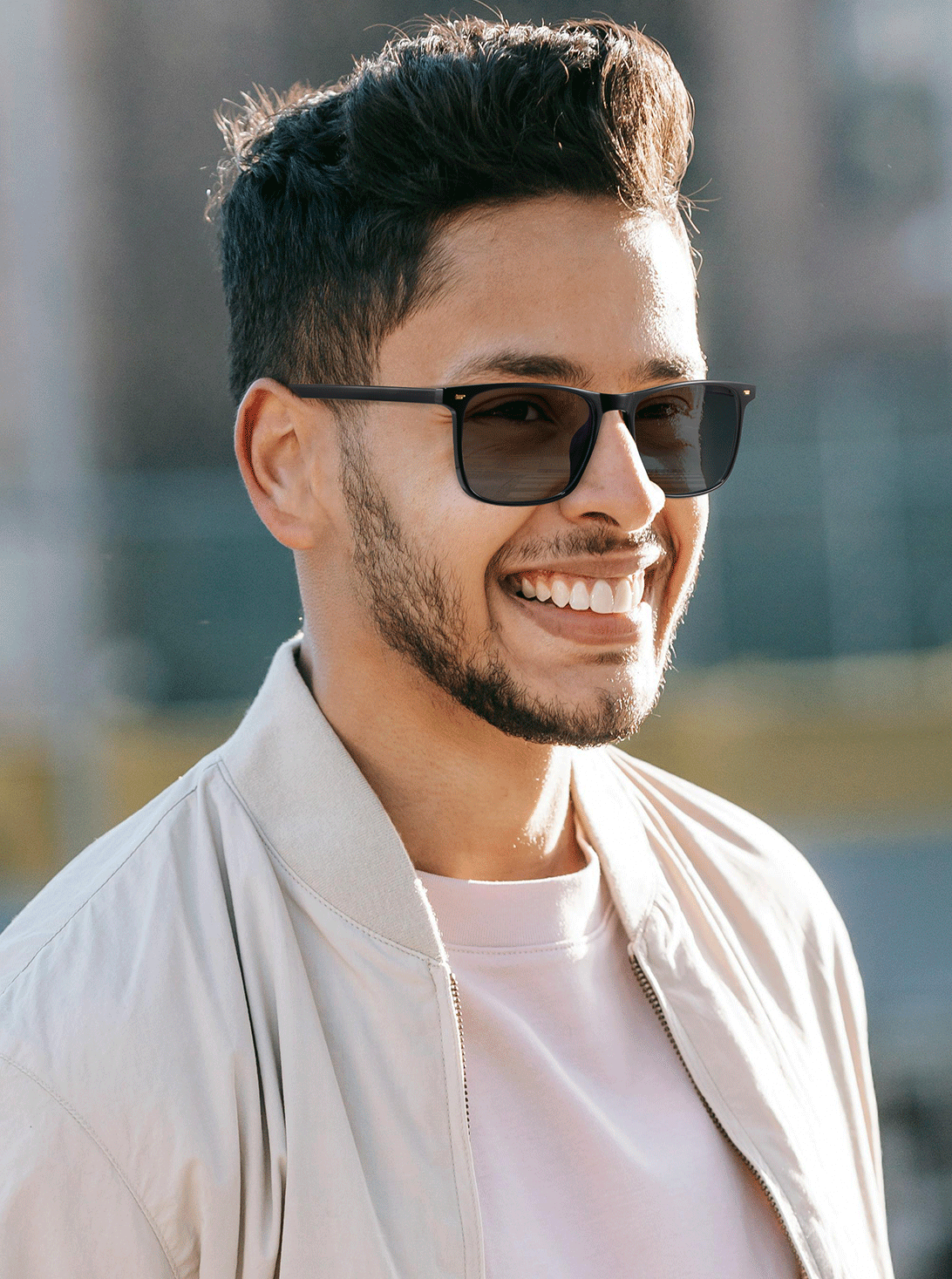 Woman listing to music