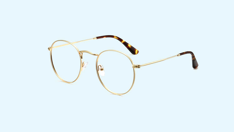 Gold Frame Glasses