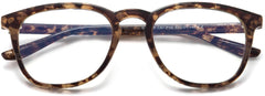 Tristan Tortoise Acetate Eyeglasses from ANRRI, Closed View