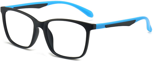 Adair Black Blue TR90 Eyeglasses from ANRRI