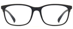 Adair Black Small Blue Light Glasses From Anrri， Front view