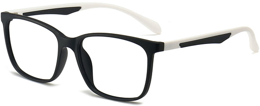 Adair Black White TR90  Eyeglasses from ANRRI