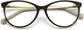 Alessia Cateye Tortoise Eyeglasses rom ANRRI, closed view