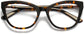 Anais Cateye Tortoise Eyeglasses from ANRRI, closed view