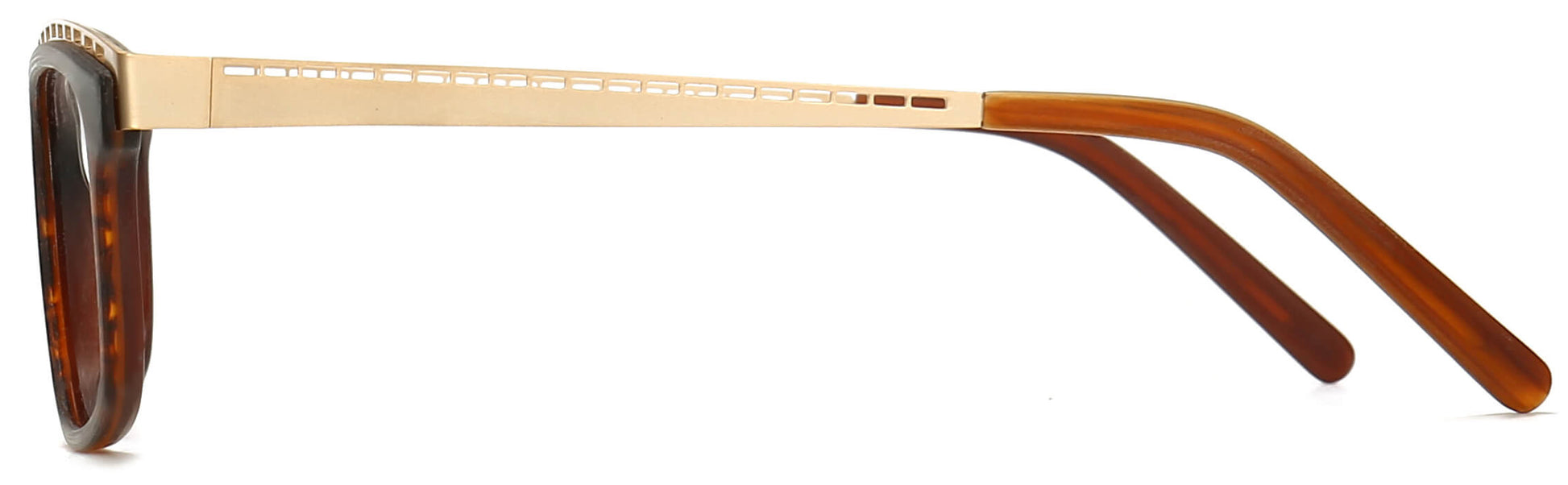 Aubrie Cateye Brown Eyeglasses from ANRRI, side view