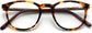 Camryn round tortoise Eyeglasses from ANRRI, closed view