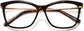 Carol Cateye Tortoise Eyeglasses from ANRRI, closed view