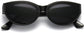 Chatty Black Plastic Sunglasses from ANRRI