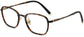 Collins Round Tortoise Eyeglasses from ANRRI, angle view