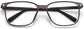 Cullen Square Gray Eyeglasses from ANRRI, closed view