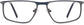 Darren Rectangle Blue Eyeglasses from ANRRI, front view