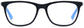 Dave Round Black Eyeglasses from ANRRI, front viewDave Round Black Eyeglasses from ANRRI, front view