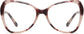 Demi Cateye Tortoise Eyeglasses from ANRRI,front view