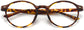 Ensley Round Tortoise Eyeglasses from ANRRI, closed view
