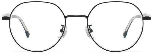Joan Geometric Black Eyeglasses from ANRRI