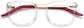 Kinslee Round Clear Eyeglasses from ANRRI, closed view