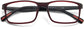 Reid Black TR90 Eyeglasses from ANRRI, Closed View