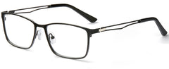 Macon Black Metal Eyeglasses from ANRRI