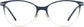 Paige Cateye Blue Eyeglasses from ANRRI, front view