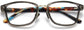 Quentin Square Gray Eyeglasses from ANRRI, closed view