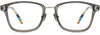Quentin Square Gray Eyeglasses from ANRRI, front view
