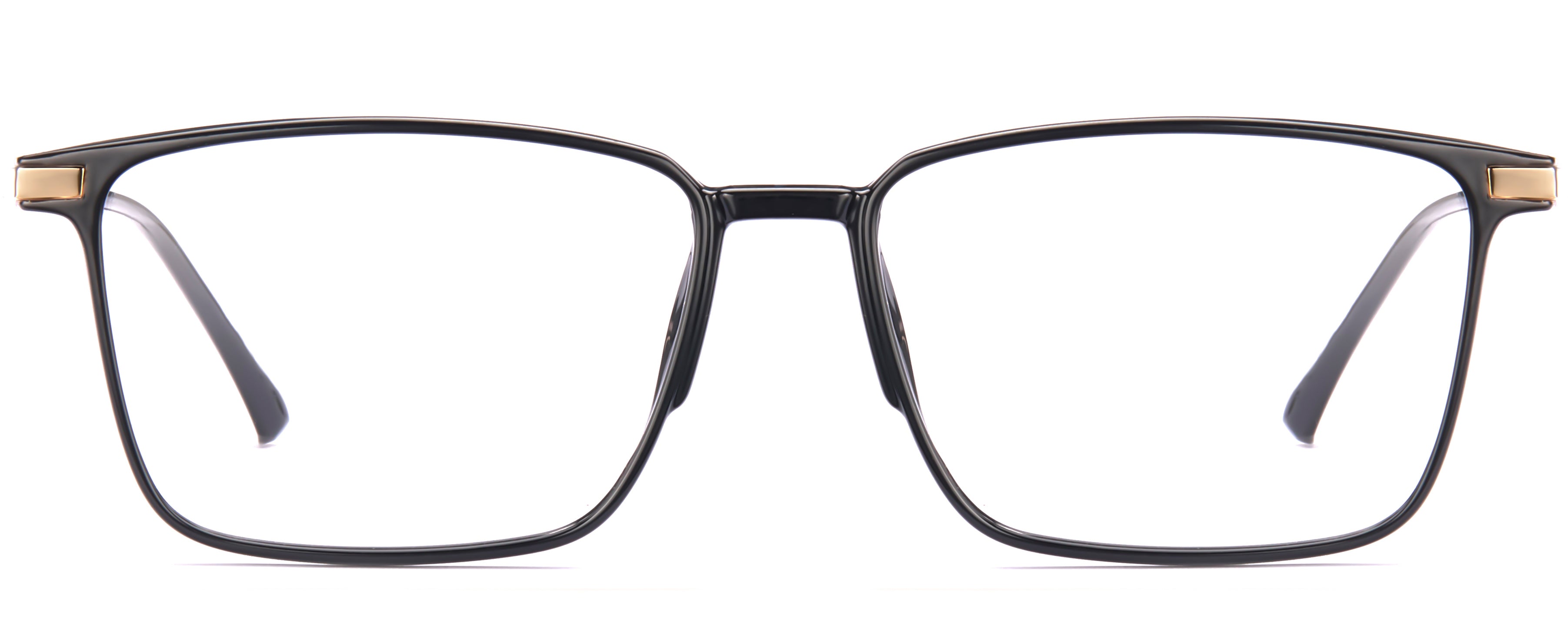 Trey Square Black Eyeglasses from ANRRI