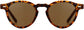 Valerie Tortoise Plastic Sunglasses from ANRRI, front view
