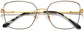 Virginia Cateye Black Eyeglasses from ANRRI, closed view