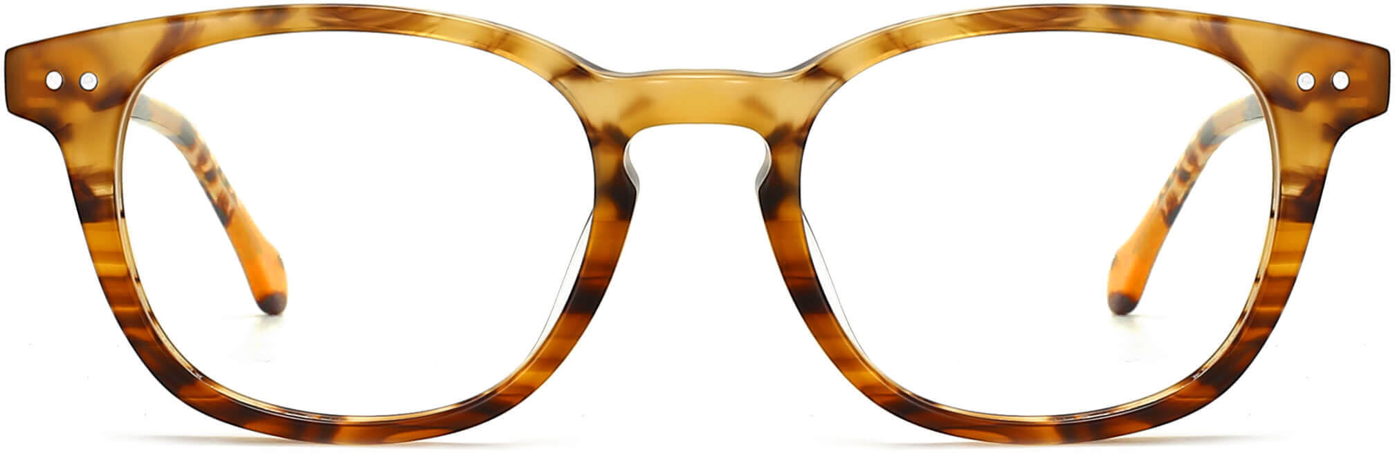 kingsley acetate square tortoise Eyeglasses from ANRRI, front view
