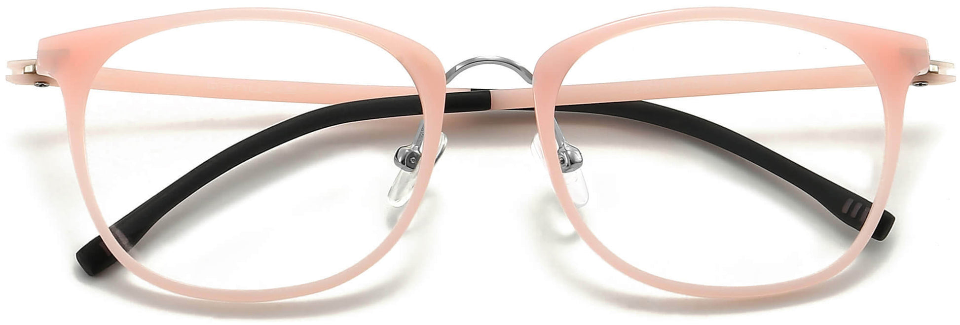 mullita pink Eyeglasses from ANRRI, closed view