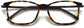 elgrad rectangle tortoise Eyeglasses from ANRRI, closed view