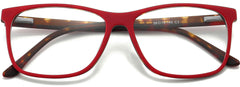 crimson red tortoise Eyeglasses from ANRRI