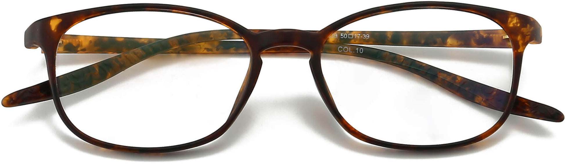 perrin-round-tortoise Eyeglasses from ANRRI, closed view