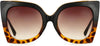 Cassia Tortoise Plastic Sunglasses from ANRRI, front view