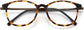 eleston tortoise Eyeglasses from ANRRI, closed view
