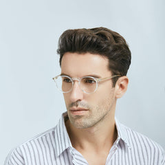 Quincy Clear Acetate Eyeglasses from ANRRI 