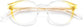 Ygritte Clear Yellow Acetate Eyeglasses from ANRRI, Closed View