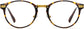 Gotzon Tortoise Metal Eyeglasses from ANRRI, Front View
