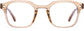 Yenge Clear Pink Acetate Eyeglasses from ANRRI, Front View