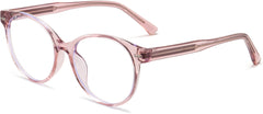 Peaches Clear Pink Acetate Eyeglasses from ANRRI