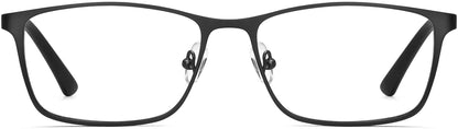 Macon Black Metal Eyeglasses from ANRRI