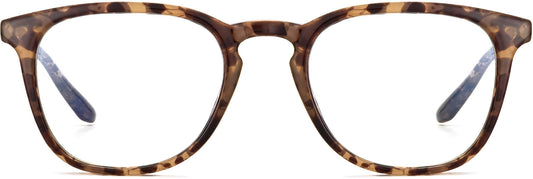 Tristan Tortoise Acetate Eyeglasses from ANRRI, Front View