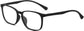 Adria Black TR90 Eyeglasses from ANRRI, Angle View
