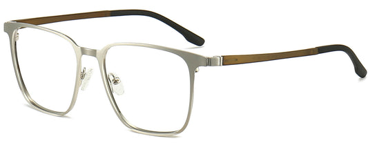 Adalyn Square Silver Eyeglasses from ANRRI