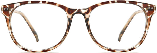 Ainslie Leopard Metal Eyeglasses from ANRRI