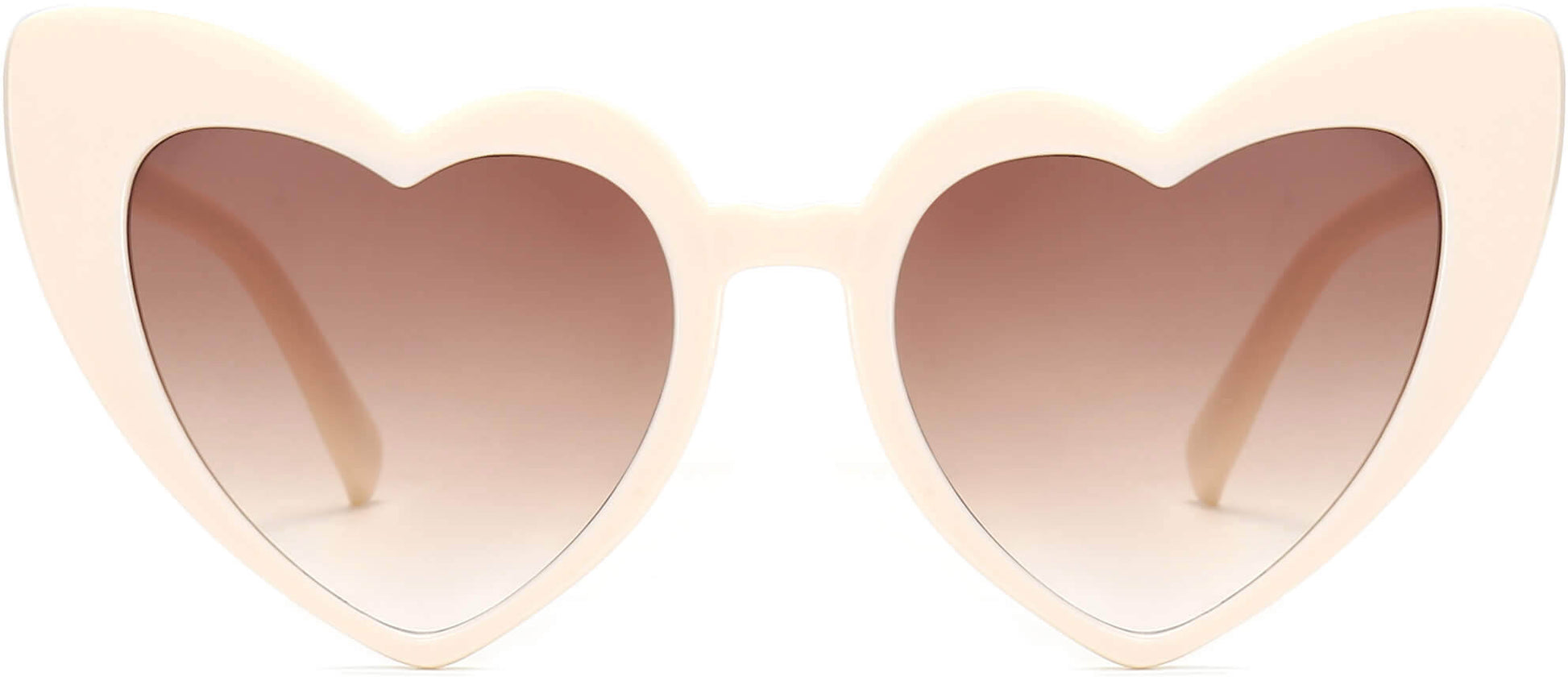 Alaia White Plastic Sunglasses from ANRRI, front view